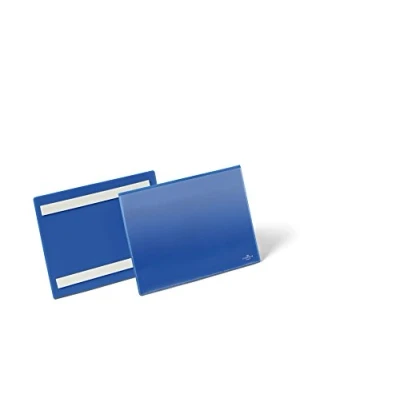 Afbeelding van Documenthoes Durable zelfklevend A5 liggend blauw