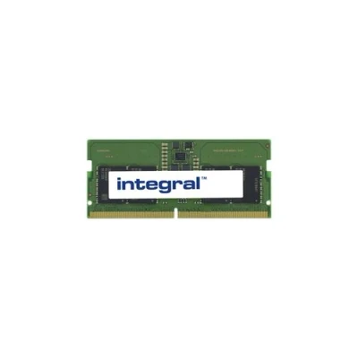 Image de Integral DDR5 module 8 Go SO DIMM 262 broches 5600 MHz / PC5 44800 CL46 1.1 V mémoire sans tampon on die ECC