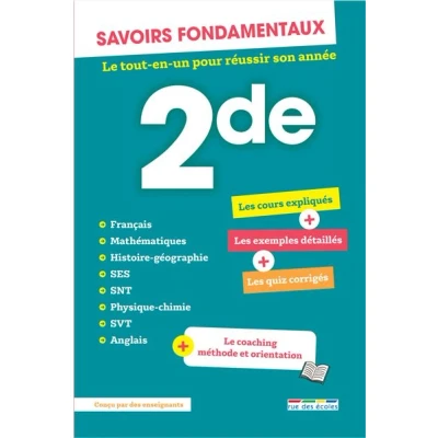 Image de Savoirs fondamentaux Seconde Toutes les matières