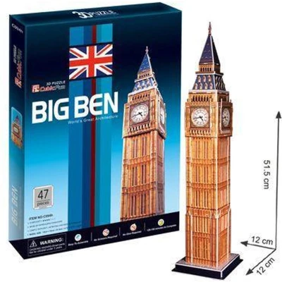 Afbeelding van 3D Puzzel Big Ben 47Dlg.