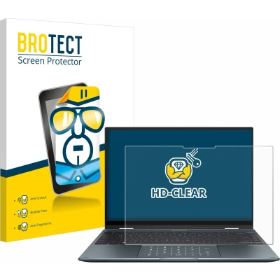 Afbeelding van BROTECT Screenprotector voor ASUS ZenBook 14 Flip OLED Folie Beschermfolie transparant