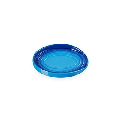 Image de LeCreuset Porte cuillère ovale Orange rouge 15cm