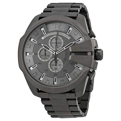 Afbeelding van Diesel Chief Series Herenhorloge, chronograaf uurwerk met band in siliconen, roestvrij staal of leer