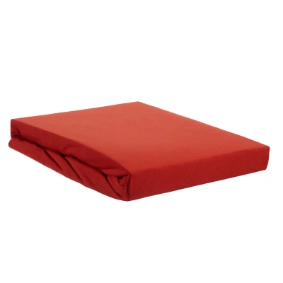 Afbeelding van Beddinghouse Premium Jersey Lycra Topper Hoelaken Koraal Rood