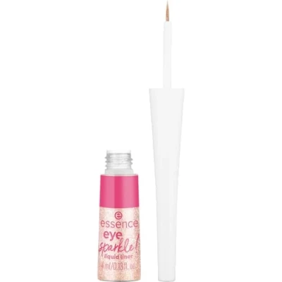 Afbeelding van Essence Eye Sparkle! Vloeibare Liner, Langhoudend, Definiërend, Vlekbestendig, Glimmend, Glitterig, 4 ml