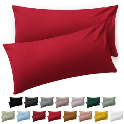 Afbeelding van Blumtal Kussensloop Microvezel Kussenhoes 50 x 70 cm Rood Set van 2
