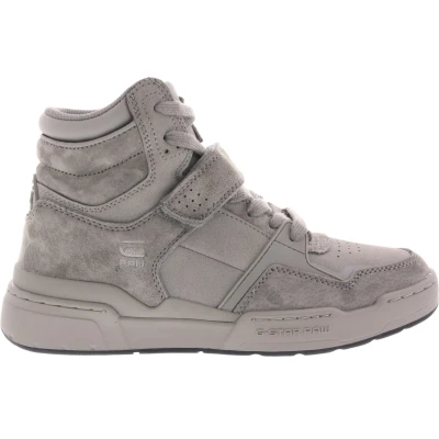 Afbeelding van G Star Attacc MID TNL Sneakers hoog, Dames, Maat: 36, Lgry Leer/ synthetisch