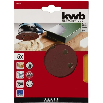Afbeelding van kwb 491932 Schuurschijf Diameter 125 mm 5 stuk(s)