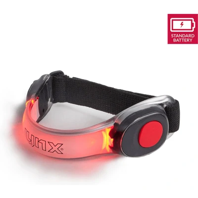 Afbeelding van Lynx Led armband rood incl 2x batterij cr2032 op kaart