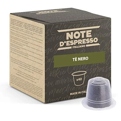 Image de Note d&#039;Espresso Thé Noir Capsules Exclusivement Compatible avec Machine NESPRESSO* 40 x 2 g