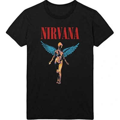 Afbeelding van Nirvana Angelic Heren T shirt 2XL Zwart