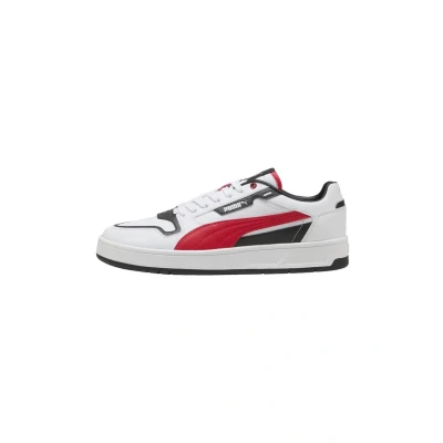 Afbeelding van PUMA Court Classic Street Sneakers Unisex, Zwart/Rood/Wit, Maat 48