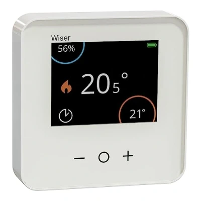 Image de Schneider Electric Wiser, Thermostat D&#039;ambiance Connecté Iiaison Zigbee 2,4GHz, CCTFR6400