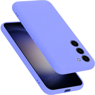 Afbeelding van Cadorabo Hoesje geschikt voor Samsung Galaxy S24 in LIQUID LICHT PAARS Beschermhoes gemaakt van flexibel TPU silicone Case Cover