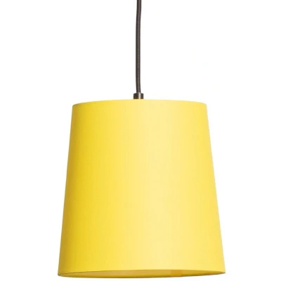 Afbeelding van Lindby Hanglamp 5lichts hout, stof, ijzer E27 hout natuur, rood, groen, zwart, geel
