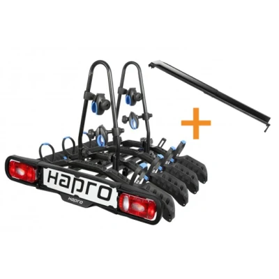 Afbeelding van Hapro Atlas Active 4 Trekhaakfietsendrager 13 polig 34715 + Oprijgoot