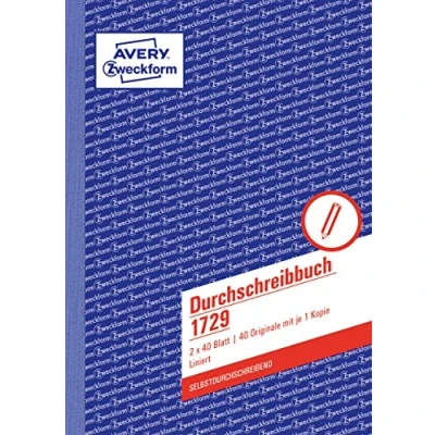 Afbeelding van Avery, Formulier, 1729 Boekhoudformulier en boek (40 x)