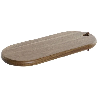 Afbeelding van Snijplank DKD Home Decor Natuurlijk Touw Acacia 38 x 16 2 cm
