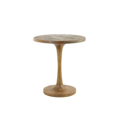Afbeelding van Light &amp; Living Bijzettafel BICABA Ø50x55cm Bruin