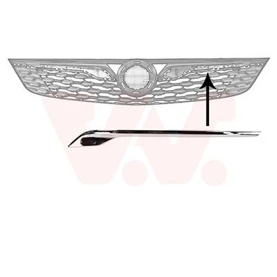 Afbeelding van VAN WEZEL 3812511 Sier / Beschermingspaneel, radiateurgrille Links voor