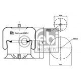 Afbeelding van Febi Bilstein Veerbalg 39854