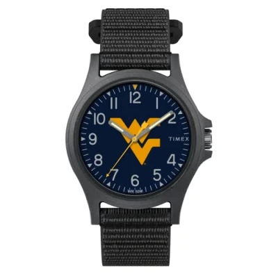 Afbeelding van Timex Collegiate Pride 40 mm herenhorloge, West Virginia Mountaineers., Riem