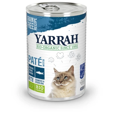Afbeelding van Yarrah Cat Blik Pate Vis 400 GR (12 stuks)