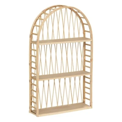 Afbeelding van Atmosphera Bamboe Wandplank Anahi 74x45cm Beige