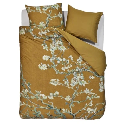 Afbeelding van Beddinghouse Dekbedovertrek Van Gogh Blossoming Oker