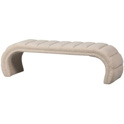 Afbeelding van BePureHome Traffic Bankje Polyester Naturel 47x160x47