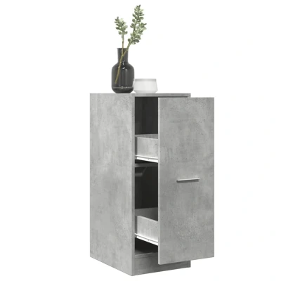 Afbeelding van vidaXL Apothekerskast 30x41x77,5 cm bewerkt hout betongrijs