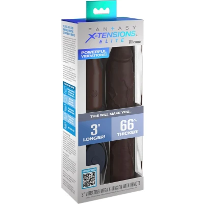 Afbeelding van Pipedreams Sleeve 22,86 Cm + 7,62 Plug Remote Brown