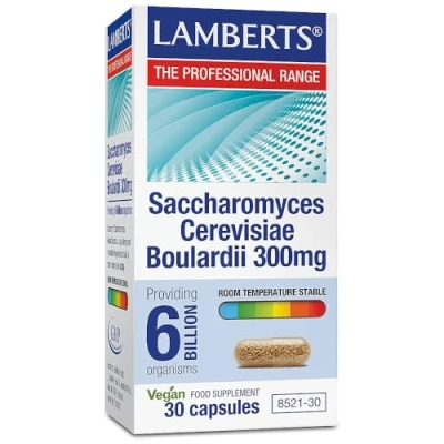 Afbeelding van Lamberts Saccharomyces boulardii 300 mg 30 capsules