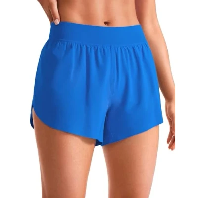 Afbeelding van CRZ YOGA Hardloopshort voor dames met hoge taille, sneldrogend