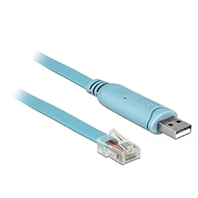 Afbeelding van USB A (m) naar RJ45 seriële RS232 adapter / grijs 3 meter