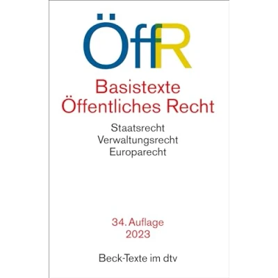 Afbeelding van Basistexte Öffentliches Recht