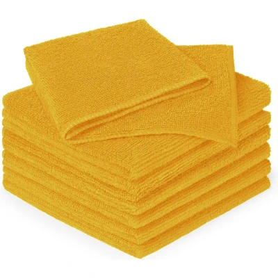 Afbeelding van Schoonmaakdoek: 30 x 40cm, pikante mosterd, set van 6