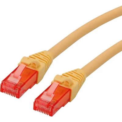 Afbeelding van ROLINE Patchkabel Cat.6 UTP, Component Level, LSOH, geel, 1 m