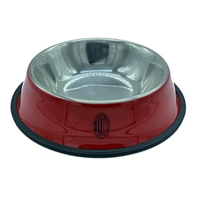 Afbeelding van AC Milaan kom, groot, 26 cm, rood
