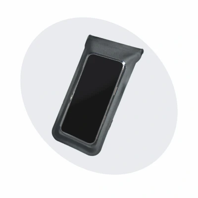 Afbeelding van Voltano Telefoonhouder Fiets Waterdicht Zwart