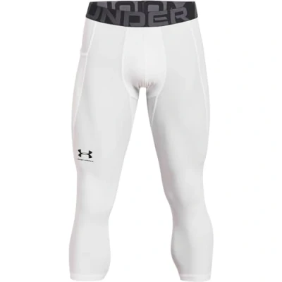 Afbeelding van Under Armour Ua Hg 3/4 legging, comfortabele en robuuste sportlegging, lichtgewicht, elastisch thermisch ondergoed met compressiepasvorm. Heren