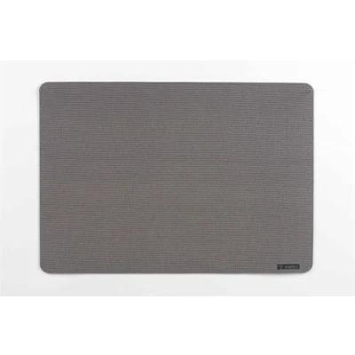 Afbeelding van Rasteli Placemat Lederlook Taupe Grijs 43 x 30 cm Voordeelset van 2 stuks