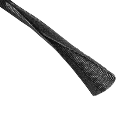 Afbeelding van Hama, Kabelgoten, Flexibele stoffen beschermslang, universeel, 20 40 mm, 1,8 m, zwart (Kabeldoorvoer, 1800 mm)