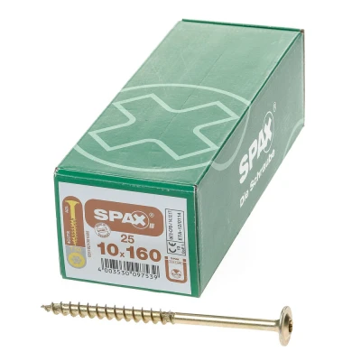 Afbeelding van Spax s Spaanplaatschroef tellerkop discuskop T50 10 x 160mm