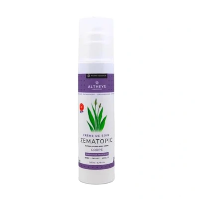 Afbeelding van Altheys [Zematopic Body Care Cream] Verzorgt eczeem, atopische dermatitis en psoriasis Weegbree crème Herstelt kalmeert Baby Kind Volwassen Lichaam Veganistisch 200 ml
