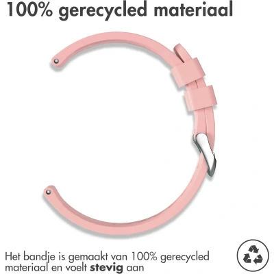 Afbeelding van iMoshion bandje Geschikt voor Samsung Galaxy Watch 3 / 4 (Classic) 5 (Pro) 6 Siliconen met ronde sluiting Roze