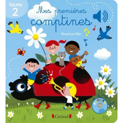 Image de Mes premières comptines volume 2 Livre sonore avec 6 puces Dès 1 an
