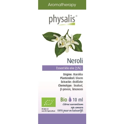 Afbeelding van Physalis Neroli Olie 5% Bio 10ml