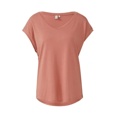 Afbeelding van Q/S designed by Dames t shirt Maat XXL Vrouwen 2080 ORANGE Modal
