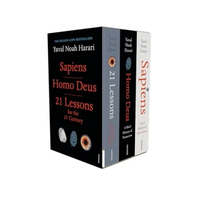 Afbeelding van Yuval Noah Harari 21 Lessons, Homo Deus &amp; Sapiens (3 Box Book Set) ENGLISH
